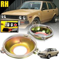 ราคา เบ้าไฟหน้า เบ้าโคมไฟหน้ารถยนต์ รุ่น โตโยต้า โคโลร่า TOYOTA COROLLA KE70 ปี 1979 1980 ข้าง ขวา จำนวน 2 ชิ้น (14974864462)
