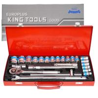 ราคา Original EURO KING TOOLS Good ชุดเครื่องมือ ประแจ ชุดบล็อก 24 ชิ้น 6 เหลี่ยม ขนาด 1 2 4หุน คุณภาพเยอรมนี (21397773609)