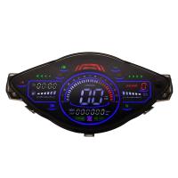ราคา จัดส่งฟรี A M ใหม่ Universal รถจักรยานยนต์เครื่องวัดความเร็ว Lcd ดิจิตอล Odemeter เมตรมาตรวัดความเร็วรอบเครื่องสำหรับถังขนาดสำหรับ Honda (8289338233)