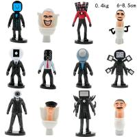 ราคา Ready Stock Skibidi Toilet Figure Set Camera Man Figure TV Man Speaker Man Model Cameraman Action Figures Decorations PVC Doll Toy (20240073054)