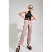 ราคา RALLY Proper pants Pink กางเกงเอวสูงตัดต่อผ้าสีชมพู แดงก่ำ (2563122189)