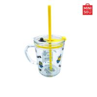 ราคา MINISO แก้วน้ำ พร้อมฝาปิดและหลอด 400mL Minions Collection (21367454432)