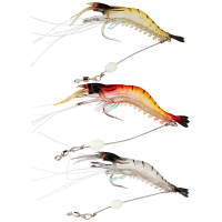 ราคา SUEK 15 ชิ้น เหยื่อกุ้ง กุ้งตกปลา เรืองแสง กุ้งปลอม พร้อมขอเบ็ด รวมกล่องเหยื่อฟรี (21082999530)