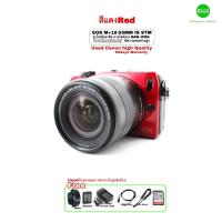 ราคา Canon EOS M camera Lens 18 55mm Mirrorless Pro 18MP HD กล้องมิลเลอร์เลสพร้อมเลนส์ ระดับโปร ไม่ธรรมดา used มือสองคุณภาพประกันสูง (21221327041)