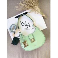 ราคา LYN กระเป๋าถือทรงพอชHOBO งานoutletแท้ SALE60 70 OFFหนังแท้ แท้ Factory สินค้ามีพร้อมส่ง (16519647362)
