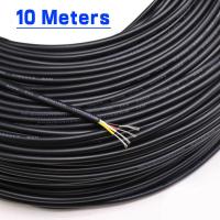 ราคา UL2464 24AWG Multi Core Sheathed สายไฟ2 3 4 56Core สายควบคุม ทองแดง ผงสายไฟ สายสัญญาณ สีดำ (19142136151)