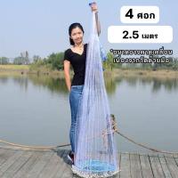 ราคา ปลีก ส่ง R0350 แหฝรั่งสีขาว แหจานบินสีน้ำเงิน แบบเอ็น ตาข่ายดักปลา H350 (21388885946)