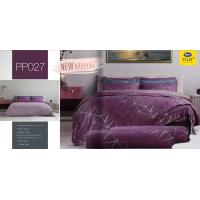 ราคา ผ้าปูที่นอน ผ้านวม ครบชุด ปู นวม ซาตินพลัส Satin Plus ขนาด 3 5ฟุต 5ฟุต และ 6 ฟุต รหัสสินค้า PP027 สีม่วงเข้ม ไมโครไฟเบอร์ นุ่ม ที่นอนสูง 14 นิ้ว (15930428656)