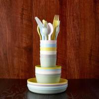 ราคา IKEA ชุดจาน ชาม ช้อนส้อม แก้วน้ำ พลาสติก kalas (21083169857)