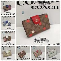 ราคา Coach กระเป๋าสตางค์ใหม่ผู้หญิงแฟชั่นใหม่ขนาดเล็กรูปแบบกระเป๋าสตางค์ขนาดกลาง3375 3452 3373 3453 (9804347572)