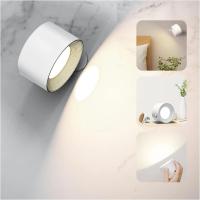 ราคา Marpou โคมไฟ LED ติดผนังในร่ม ไฟไฟ LED ปรับได้โคมไฟติดผนังควบคุมด้วยการสัมผัสแบบหมุนได้360 สำหรับห้องนอนข้างเตียงอ่านได้ (21171156692)