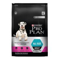 ราคา โปรแพลน สุนัขโตทุกสายพันธุ์ สูตรเซนซิทีฟสกิน แอนด์ สตอมัค 12 กก PRO PLAN ADULT Dog Sensitive Skin Stomach 12 KG (19327165042)