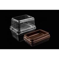 ราคา KCC กล่องพลาสติก กล่องเบเกอรี่ กล่องใส่ขนม E69 ฐานสีน้ำตาล ฝาใส 50ชุด (20926142366)
