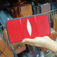 ราคา Leather Best Style กระเป๋าสตางค์ หนังปลากระเบนแท้ซิปรอบใบยาวใส่6ช่องใส่บัตร 8ช่องมีช่องซิปใส่เหรียญ1ช่อง ขนาด20X10X2 5cm รุ่น BKB003L (21215358279)