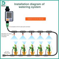 ราคา Diyiot สปริงเกอร์อุปกรณ์รดน้ำต้นไม้อัตโนมัติเครื่องตั้งเวลาสำหรับท่อ IP65ระบบส่งน้ำฉากกั้นจอ LCD กันน้ำสำหรับสนามหญ้าในสวน (17972376247)