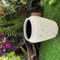 ราคา กระถางดินเผาทรงไหเล็ก ขนาด 20 x 24 cm (20991867663)