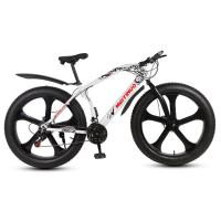 ราคา CJ เสือภูเขาล้อโต จักรยานล้อโต ล้อแม็ก 26 นิ้ว x 4 0 MOUNTAIN BIKE ชุดเกียร์ 21 Sp ดิสเบรคหน้าหลัง 25475 (13380503283)