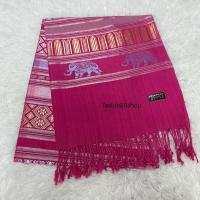 ราคา ผ้าพันคอ ผ้าคลุมไหล่ ผ้าไหมเทียมลายช้าง ลายเข้าใหม่ พร้อมส่ง (20924857022)