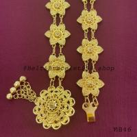 ราคา เข็มขัดชุดไทย เข็มขัดเจ้าสาว เข็มขัดทอง เข็มขัดผ้าซิ่น เข็มขัดล้านนา ลายไทยประยุกต์ สินค้าพร้อมจัดส่งจากประเทศไทย (17394656903)