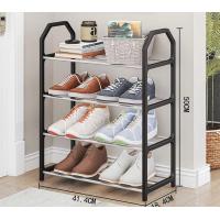 ราคา ชั้นวางรองเท้า 4 ชั้น ผลิตจากท่อสแตนเลส โครงสร้างแข็งแรง ชั้นวางรองเท้าสแตนเลส (21007368470)