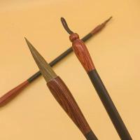 ราคา พู่กันจีนขนาดใหญ่พู่กันจีนขนยาว 長鋒毛筆 ขนผสม ขนหมาป่า พู่กันจีนเขียนกลอน แปรงทาสี และวาดภาพ พู่กันจีน (17253377533)