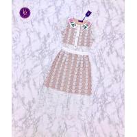 ราคา Love Lace Dress ชุดเซ็ต 2 ชิ้น เสื้อ กระโปรงยาว ผ้าลูกไม้ มีซับใน เสื้อติดกระดุมหน้า ปกปักลายดอกไม้ ผ้าไม่คัน ใส่สบาย (21396989008)