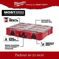 ราคา Milwaukee Packout 48 22 8430 กล่องเครื่องมือช่าง PACKOUT Organizer (20961926413)