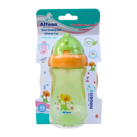 ราคา Attoon ถ้วยหัดดูดหลอด ถ้วยหัดดื่ม ถ้วยเสริมทักษะการดูดน้ำจากหลอด ขนาด 6 ออนซ์ sippy cup (19639734362)