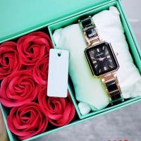 ราคา นาฬิกาแบรนด์ Sunlifex พร้อมกล่องกุหลาบ งานแท้ กันน้ำ สายเซรามิค นาฬิกาผู้หญิง (20840664439)