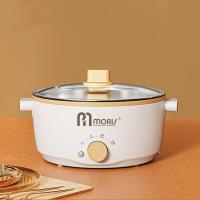 ราคา หม้อไฟฟ้า 2 4L 2 8L หม้อต้มไฟฟ้า กระทะไฟฟ้าเอนกประสงค์ หุงข้าว อุ่น ตุ๋น ต้ม ผัด ไม่ติดหม้อ หม้อไฟฟ้ามินิหม้อต้ม 600W (15890255017)