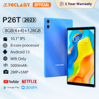 ราคา ใหม่ 2023 แท็บเล็ตพีซี Teclast P26T 8GB 4 4 RAM 128GB ROM 8 core processor tablet Android 13 แท็บเล็ต WIFI 10 1นิ้ว แท็บเล็ตของแท้ ราคาถูกๆ รองรับภาษาไทย (21110704028)