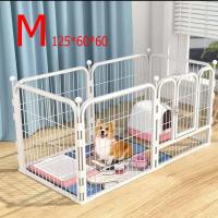 ราคา DIY9PCSเชื่อมต่อได้อิสระ รั้วสุนัข ลวดเพิ่มความหนาและสูง ปรับได้ตามต้องการ คอกสุนัข คอกสัตว์เลี้ยง กรงสุนัข กรงสุนัขใหญ่ กรงหมา (8716969118)