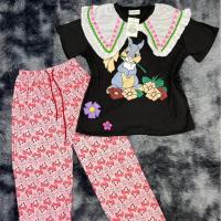 ราคา S153 ชุดเซ็ท2ชิ้นน้องกระต่ายคอระบาย เกงเกงมีเชือกรูดไม่มีกระเป่าข้าง มีเข้มกลัดดอกไม้ให้2ชิ้น (21125466883)