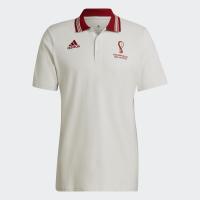ราคา adidas ฟุตบอล เสื้อโปโล FIFA World Cup 2022 Official Emblem ผู้ชาย สีเทา HD6371 (19881615940)