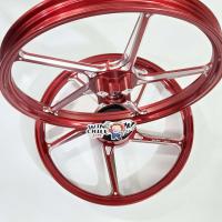 ราคา ล้อแม็กงานCNC 100A สีแดง ล้อแม็ก WAVE110i 2009 2020 1 40 1 60x17 WAVE125ปลาวาฬ ล้อแม็กเวฟ110i (19104284617)