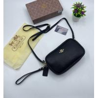 ราคา กระเป๋าสะพาย โคช 8นิ้ว พร้อมส่ง 2ซิป สีดำ (13213720737)