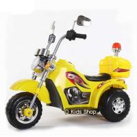 ราคา Smile Kids รถแบตเตอรี่เด็ก รถเด็กนั่งมอไซค์ทรงตำรวจ ขนาด1มอเตอร์ มีไฟหน้า มีเสียงดนตรี No 1051 (20956642668)