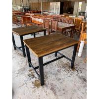 ราคา โต๊ะไม้พาเลท เฉพาะโต๊ะ งานขาไม้ทาสีดำ ขนาด 75 100 75 ซม (5948196292)