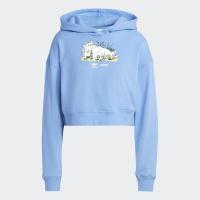 ราคา adidas ไลฟ์สไตล์ เสื้อฮู้ดพิมพ์ลาย adidas Originals x Moomin ผู้หญิง สีน้ำเงิน IB9939 (19905044910)