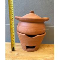 ราคา ชุดหม้อจิ้มจุ่มดินเผา หม้อสุกี้ หม้อดิน พร้อมเตาถ่านสีส้ม หม้อดิน แจ่วฮ้อน หม้อดินเผา รุ่น 6 7 8 นิ้ว (17222864849)