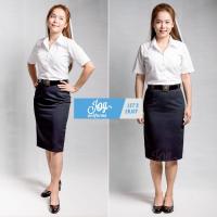 ราคา กระโปรงรับปริญญา พิธีการ ผ้าเสริฐสีกรม เอว 23 44 (12503863782)