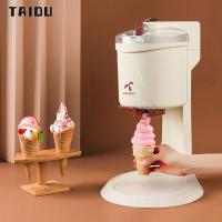 ราคา TAIDU เครื่องทำไอศกรีมบ้านขนาดเล็กมินิเครื่องทำกรวยอัตโนมัติเครื่องทำไอศกรีมโฮมเมด (16028024845)