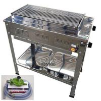 ราคา BIGSUN เตาย่างใช้แก๊สแบบมีขาตั้ง และชั้นวาง สแตนเลส รุ่น BBQ 934 ขนาดตะแกรง 63X30 ซม แบบเดียวกับ BBQ 936 แต่มาใส่ขา พร้อมหัวปรับ สาย (9248806501)