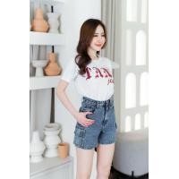 ราคา กางเกงยีนส์ขาสั้นคาร์โก้ ผ้าไม่ยืด S เอว 25 26 สะโพก 34 M เอว 27 28 สะโพก 36 L เอว 29 30 สะโพก 38 XL เอว 31 32 สะโพก 39 ยาว14 15 นิ้ว (20376694585)