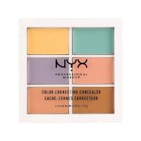 ราคา คอนซีลเลอร์ NYX Professional Makeup Color Correcting Concealer Palette 6สี แต่งหน้าสีคอนซีลเลอร์ปกปิดรอย (19225678719)
