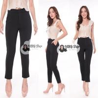 ราคา โรเซฟตะขอ8ส่วน กางเกงตะขอผ้าโรเซฟ 8ส่วน เอวสูง ขาเดฟ ไซต์S25 3Xl (11914735683)