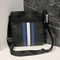 ราคา พร้อมส่ง กระเป๋า สะพายข้าง ผู้ชาย OUTLET แท้ COACH F26068 CHARLES CROSSBODY IN SIGNATURE CANVAS WITH VARSITY STRIPE (11917964169)