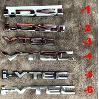 ราคา HONDA VTEC iVtec iDSI CRV HRV JAZZ CITY ACCORD โลโก้ กระโปรงท้าย สีเงิน ดำ โครเมียม chorme กาว 3M logo ตรา ฮอนด้า (7858208430)