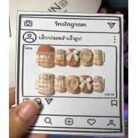 ราคา เล็บปลอม เล็บมือสั้นกุด แถมกาวตะไบ (16090138065)