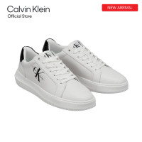 ราคา CALVIN KLEIN รองเท้าผ้าใบผู้ชาย รุ่น YM00681 0LD สีขาว (21393629774)